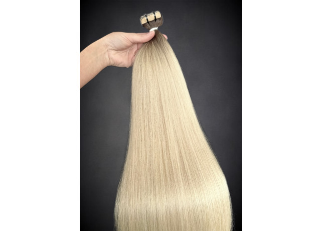 Extensii Tape-in SLAVIC Hair Ombre Saten Natural/ Blond Deschis